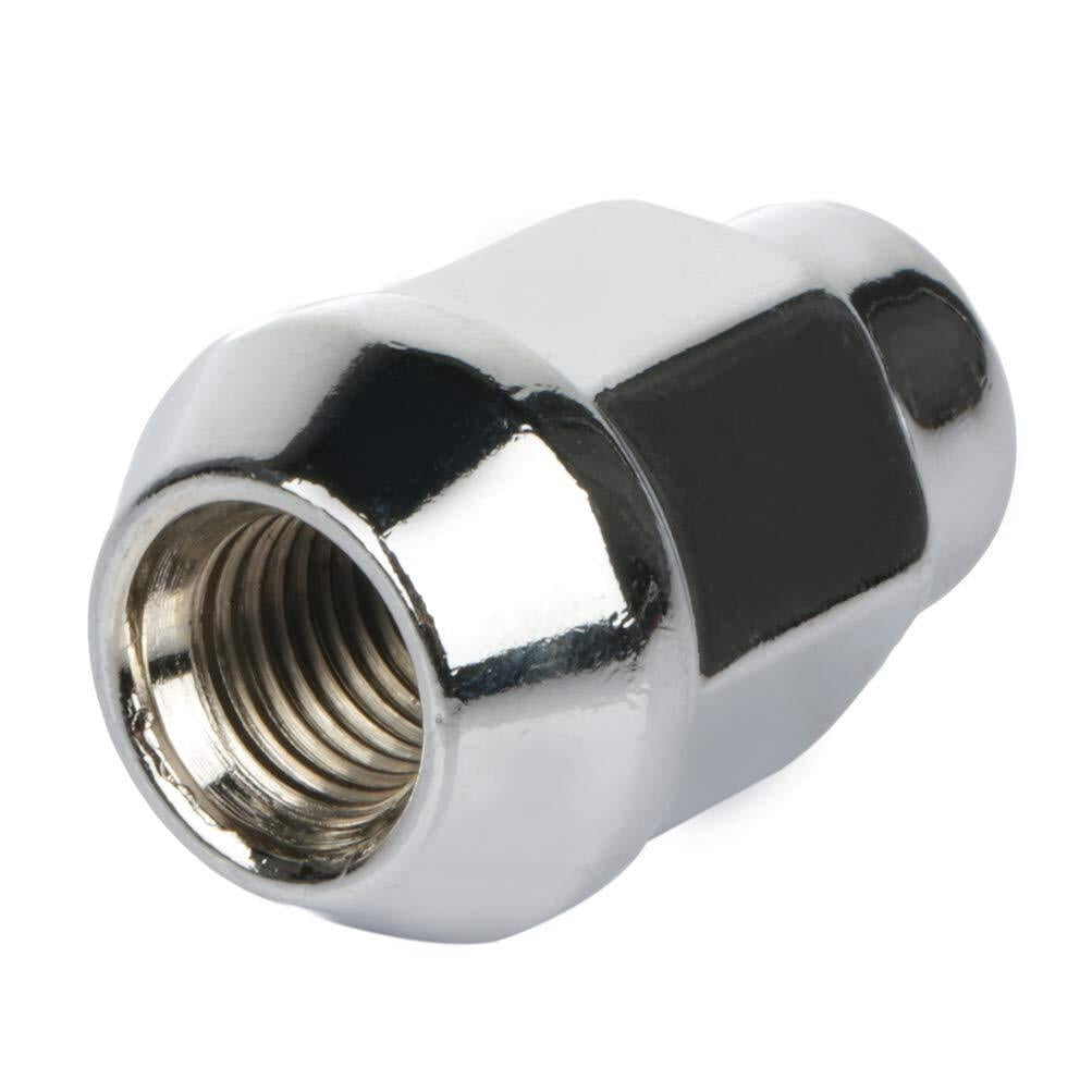 ECCPP Wheel Lug Nuts 20 Pieces 7/16-20 Chrome Plated Bulge Acorn Drive 3/4 Lug Nuts for Chevy Bel Air Caprice Corvette Fleetline Laguna 1950-1984