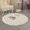 Beige,Gray,White,Khaki,Pink,Green,Black, variant on WWG Plush Round Area Rug 19.69 Inches Diameter Bubble Texture Floor Mat for Living Room Bedroom Bathroom Non-Slip Backing Soft Polyester Fiber Beige Gray Pink Green