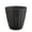 Caviar Black, variant on Crescent Garden Pleat Modern Pleated Indoor and Outdoor Planter 23 in - Olive