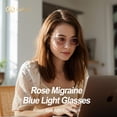 thumbnail image 2 of Gafas Goiteia FL 41 con filtro de luz azul tono rosa, 2 of 7