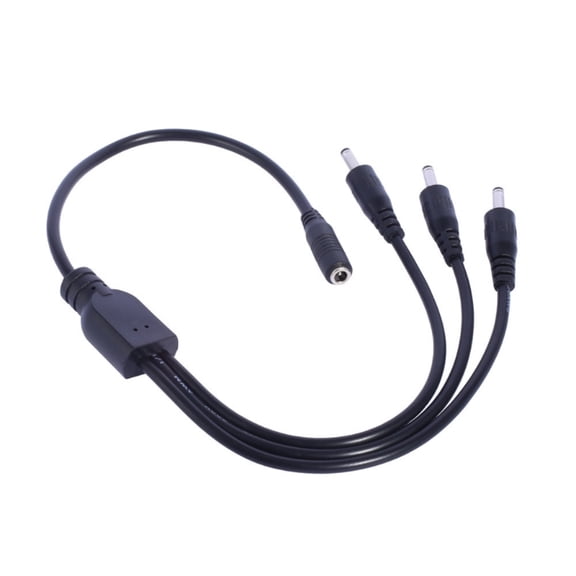DC35135 Charging Adapter Cable Supports One Female to Three Male 3.5x1.35mm for Multiple Device Charging Efficient
