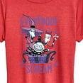 thumbnail image 3 of The Nightmare Before Christmas - Everybody Scream - Women's Short Sleeve Graphic T-Shirt, 3 of 5