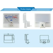 Kiplyki Wholesale White Panel Sound Meter Power Amplifier High Precision VU Level Meter Power