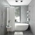 thumbnail image 2 of Naiture Tringle à Rideau de Douche Droite en Acier Inoxydable 48 Pouces Finition Nickel Brossé, 2 of 2