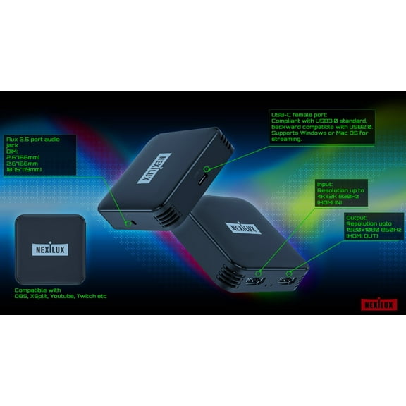 HDMI Video Capture Card - External USB