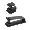 thumbnail image 5 of Nylon Adhesive Cable Clip Wire Clamp Organizer Holder Inner Size 40x7mm Black 50 Pieces, 5 of 6