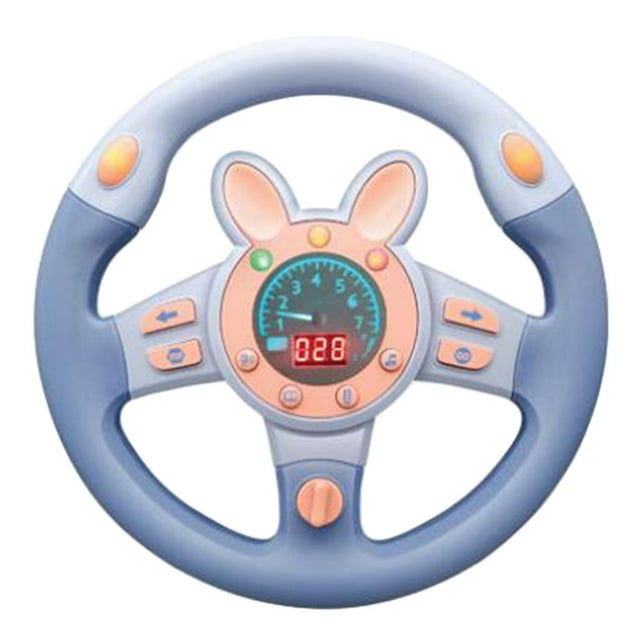TISHITA Ensemble de Jeu de simulation de Roue de Voiture pour Tout-Petit Style 1 Bleu