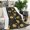 Black Sunflower Word, variant on Black Sunflower Word Pattern Blanket,Comfortable Soft Flannel Throw Blanket,All Season,Warm Lightweight Blankets for Sofa Bed Couch Living Room Chair,30"x40"