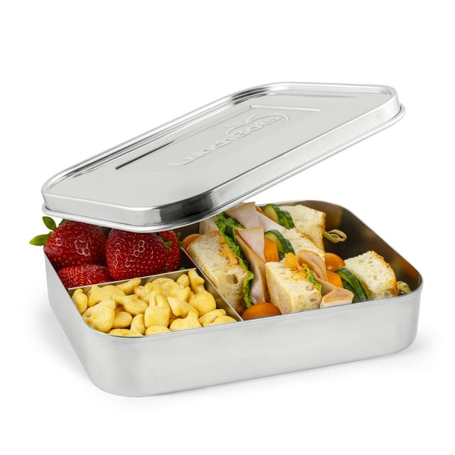 LunchBots Large Trio Caja Bento de Acero Inoxidable 950 ml