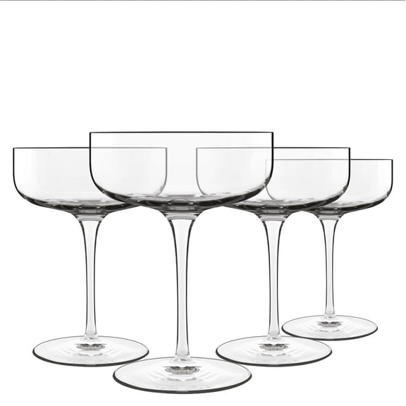 Luigi Bormioli Sublime Drinkware, 10.25 oz, Set of 4, Clear