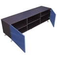 thumbnail image 4 of Mueble para TV Chocolate Azul Centro de entretenimiento Hogare Italy, 4 of 7