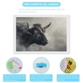 thumbnail image 3 of Diamond Art Kits for Adults, Mystical Bull in FogDiamond Painting Kits for Beginners, Frameless Round 5D Full Drill Diamonds Art Pictures Gem Art Crafts Home Decor Gifts, 3 of 8