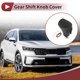 thumbnail image 2 of Cubierta de pomo de cambio de marchas Unique Bargains para Kia Sportage 2011-2016, protector de manija de cambio, cuero sintético negro y marrón, 2 of 6
