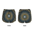 thumbnail image 5 of Lsque Dot Mandala Printed Women's Running Shorts with Liner Pockets,Elastic Quick Dry Workout Athletic Gym Yoga Shorts,Womens High Waist Shorts-Large, 5 of 9