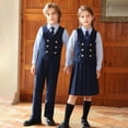 thumbnail image 3 of CUSTG Kids Sets Formal Vest Elegant Gentleman Long Trousers Outfit School Ensemble Leisure Style Home School Casual Outfit, 3 of 8