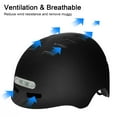 thumbnail image 2 of CoastaCloud Smart Bike Helmet with LED Rear Light, Adult Bicycle Helmet, Suitable for Commuting and Urban Riding, Adjustable Size for Men and Women, Black, 2 of 7