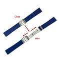 thumbnail image 3 of Rubber Silicone Watch Band Strap Deployment Clasp with Safety+Spring Bar 18-24mm, 3 of 9
