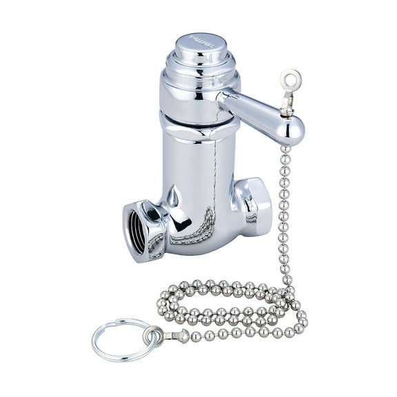 Central Brass 0335. 5 Self-Closing Shower Stop Lever Handle & Pull Chain in Chrome