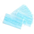 thumbnail image 1 of Personal Touch Blue Disposable Earloop Face Mask Pleated Pack of (150 Pcs), 1 of 3