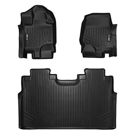 Smartliner Floor Mats 2 Row Liner Set Black For 2015 2018 Ford F