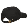 thumbnail image 4 of Glow in the Dark Skull Halloween Unstructured Cap - Black OSFM, 4 of 5