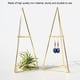 thumbnail image 1 of Estante para colgar plantas, soporte para macetas de estilo rústico moderno, diseño elevado, 1 of 7