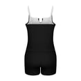thumbnail image 6 of Hurxie Women's Swimsuit Tankini Tummy Control Bathing Suits Two Piece Full Coverage Plus Size Swim Suits with High Waisted Bottom Black ,5XL, 6 of 6