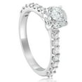 thumbnail image 3 of Pompeii Platinum 1 1/4 Ct TDW Round Round Cut Diamond Engagement Ring (G/H,I1-I2), 3 of 4