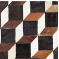thumbnail image 5 of SAFAVIEH Studio Leather Comgan Geometric Area Rug, Brown/Ivory, 3' x 5', 5 of 5