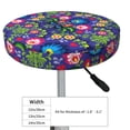 thumbnail image 4 of Disketp Roosters 1 Stool Covers Round, Super Soft Round Bar Stool Cushion Covers Seat Cushion - {sizeName}-14 inch, 4 of 7