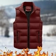 thumbnail image 2 of Vedolay Winter Coats for Men Winter Jacket Outwear Mens Overcoats Casual Thicken Coats Red,2XL, 2 of 4