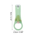 thumbnail image 4 of Unique Bargains 1 Pc Cute Nail Clippers Toenail Clippers 3.15"x0.98" Dark Green, 4 of 7