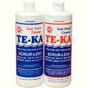 Marine Tex  RM341K; Te-Ka Teak Cleaner 1/2 Gallon Kit (part A = 32 oz; part B = 32 oz)