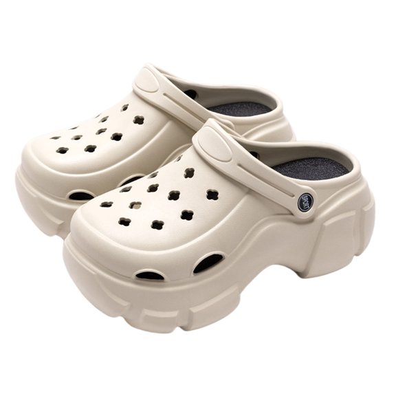 Yuanlong Women's Sandals Platform EVA Clogs Adjustable Back Strap Slip On Non Slip Beach Casual Walking Comfy Versatile Sandals