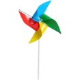 thumbnail image 2 of 10 hilanderos de viento de plástico para decoración de césped, hilanderos de viento de arco iris, 2 of 5