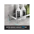 thumbnail image 3 of Adhesive Shower Caddy, 5 Pack Rustproof Stainless Steel Bath Organizers With Large Capacity, No Drilling Shelves For Bathroom Storage & Home Decor, 3 of 12
