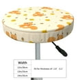 thumbnail image 4 of Rateoe Squirrel And Leaves Pattern Round Bar Stool Seat Covers,Washable Stool Cushion Slipcover Elastic Bar Chair Covers for 12-14 Inch Chair -12 inch, 4 of 7