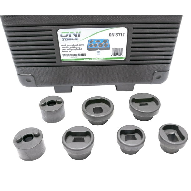 Leaf Spring Socket Master Set to Remove & Install Threaded Leaf Springs