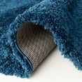 thumbnail image 6 of SAFAVIEH Fontana Jamie Solid Plush Shag Area Rug, Blue, 5'3" x 7'6", 6 of 9