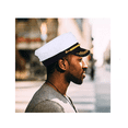 thumbnail image 3 of Sombrero Ajustable Capitan Marinero Gorro Gorra Yate Laure 1 pzs, Blanco, 3 of 5