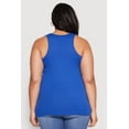 thumbnail image 4 of Womens Plus Size Rib Knit Tank Top, 4 of 4