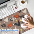 thumbnail image 4 of Long Mouse Pads for Desk,Brown Chicken Chick Egg Pattern Desk Mats on Top Of Desks, Desk Mouse Pad Extra Large with 3mm Non-Slip Base and Stitched Edge for Gaming,Office,Work,Home 35.4x15.7in, 4 of 5