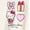 Hello Kitty Delicate Ivory, variant on Bluey Toddler Girls Long Sleeve Graphic Print Sweatshirt and Matching Flare Leggings Set, 2-Piece, Sizes 12M-5T
