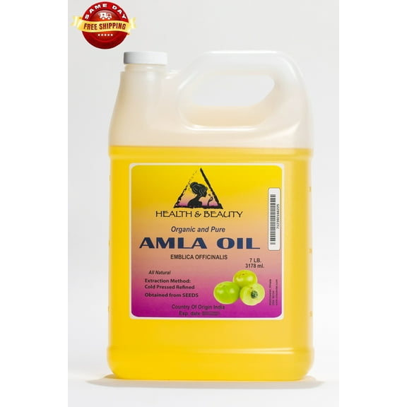 Amla / Gooseberry Seed Oil Refined Organic Cold Pressed Natural 100% Pure 7 Lb