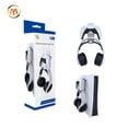 thumbnail image 1 of JYS Universal Controller & Headphone Hanger - Wall-Mounted Storage Stand for PS5/PS4/Xbox/Nintendo Switch, Space-Saving Gaming Accessory Organizer, 1 of 4