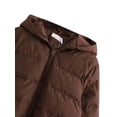 thumbnail image 2 of Chaqueta de invierno nueva de algodón acolchado con capucha de color sólido y estilo europeo y americano para mujer, 2 of 6
