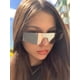 thumbnail image 2 of Gafas de Sol FEISEDY Sin Montura Y2K Futuristas Envolventes B2927, 2 of 8