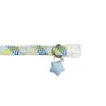 thumbnail image 3 of Oodles Woven Checkered Breakaway Cat Collar, Blue, One Size, 3 of 8