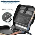 thumbnail image 4 of 3 Ring Zipper Binder with Shoulder Strap Waterproof Trapper Keeper 2 Inch D-Ring 500 Sheets Capacity Lakehouse in Sunset, 4 of 8