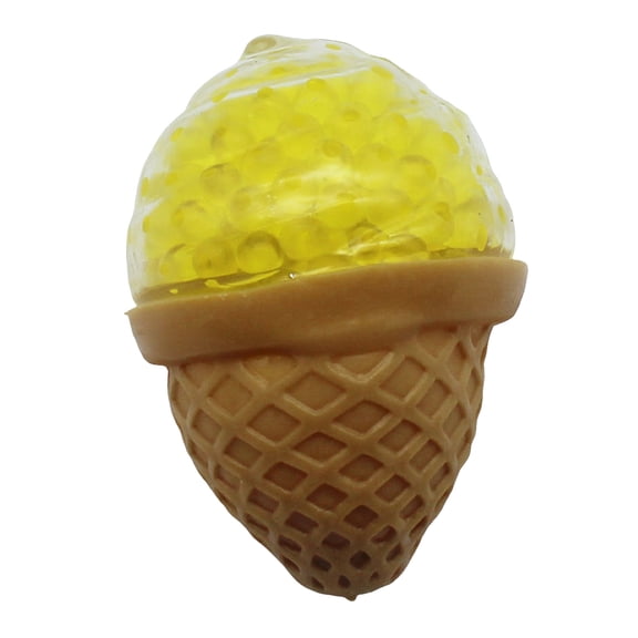 Adventure Planet Light-Up Ice Cream Cone, Squeeze and Stretch Toy, 1.95 Inch Assorted Colors, Glow in Dark Fun Toy